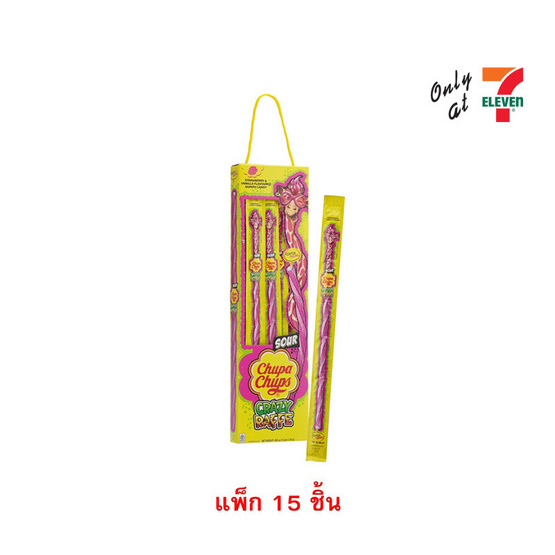 จูปาจุ๊ปส์ เยลลี่เครซี่ราฟฟี่ 30 กรัม (แพ็ก 15 ชิ้น)