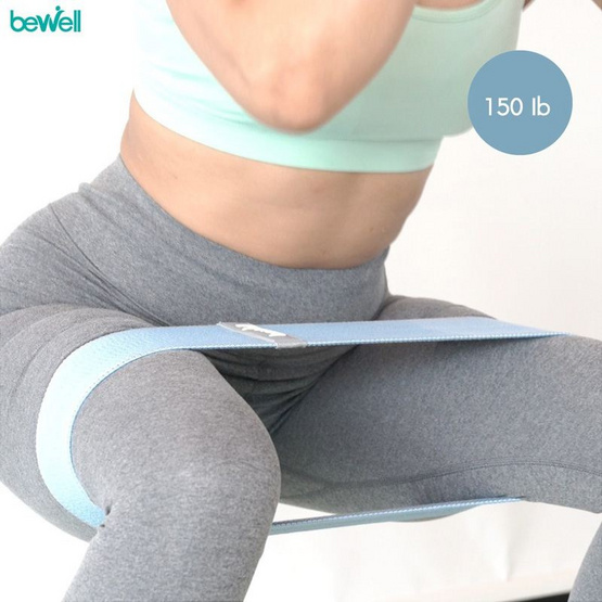 Bewell เซ็ต ลูกบอลบีบมือ สีเทา และ ยางยืดออกกำลังกาย 3 แรงต้าน ชมพู 90 lb