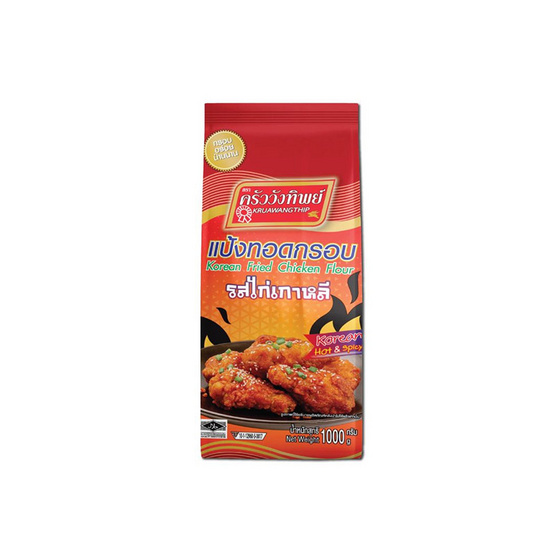 ครัววังทิพย์ แป้งทอดกรอบรสไก่เกาหลี 1000 กรัม