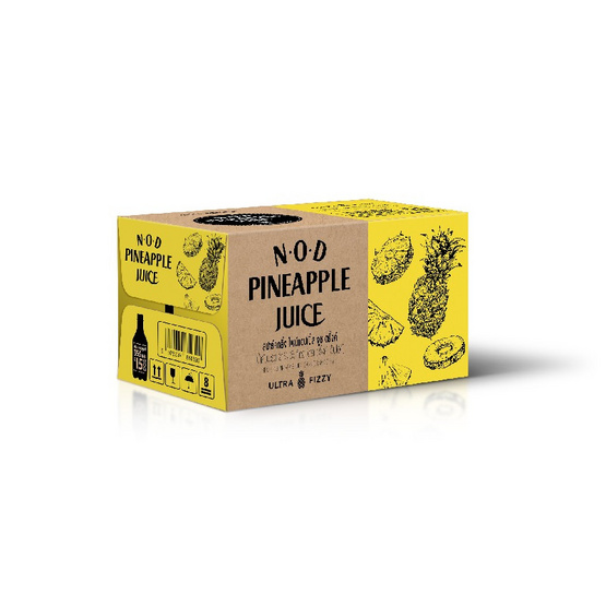 ดริ้งค์ เอ็นโอดี น้ำสับปะรดซ่า 355 มล. (ลัง 15 ขวด)