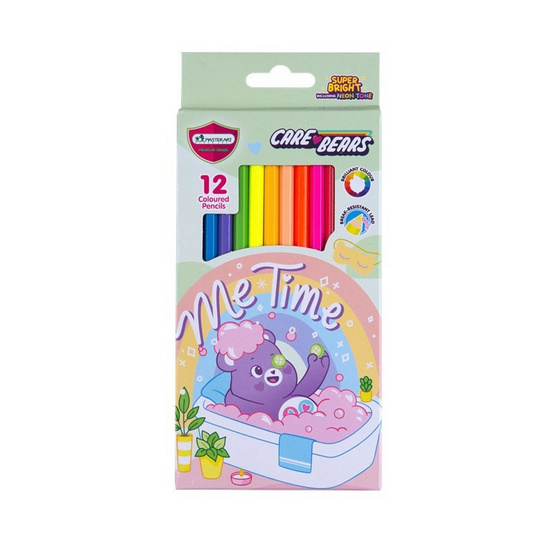 Master Art ดินสอสีแท่งยาว 12 สี แคร์แบร์พาสเทล (กล่องคละลาย)