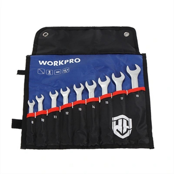 WORKPRO ชุดประแจแหวนข้างปากตาย 9 ชิ้น
