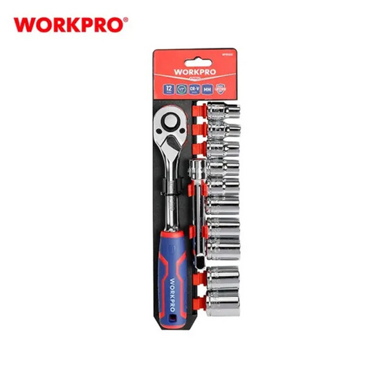 WORKPRO ชุดประแจบล็อค 12 ชิ้น 1/2นิ้ว