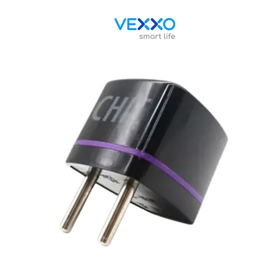 VEXXO ปลั๊กแปลง 1 ช่อง รุ่น F5ADP-CH02-US01
