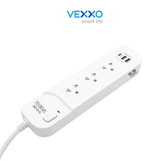 VEXXO Sportec Grow ปลั๊กไฟ รุ่น SG-131C (3 เมตร)