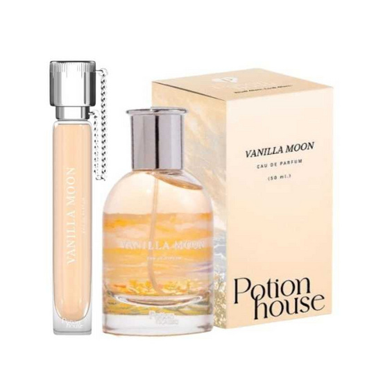 Potion House โพชั่น โอ เดอ พาร์ฟูม บาย โพชั่น เฮ้าส์ 50ml+10ml กลิ่น Vanilla Moon (แพ็ก 2 ชิ้น)