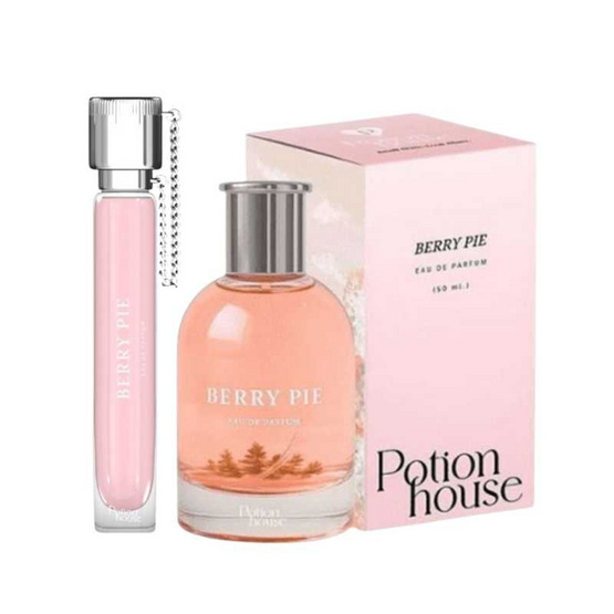 Potion House โพชั่น โอ เดอ พาร์ฟูม บาย โพชั่น เฮ้าส์ 50ml+10ml กลิ่น Berry Pie (แพ็ก 2 ชิ้น)
