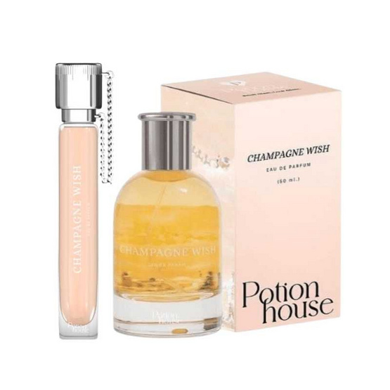 Potion House โพชั่น โอ เดอ พาร์ฟูม บาย โพชั่น เฮ้าส์ 50ml+10ml กลิ่น Champagne Wish (แพ็ก 2 ชิ้น)