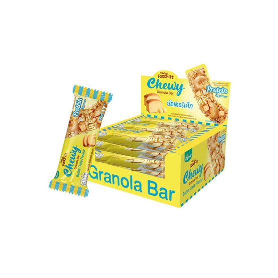 ซองเดอร์ ชิววี่บาร์ รสบัตเตอร์เค้ก 17 กรัม (แพ็ก 12 ชิ้น)