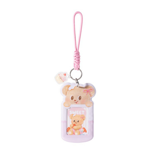 Deli ที่ใส่บัตร ButterBear HY133 (สีชมพู)