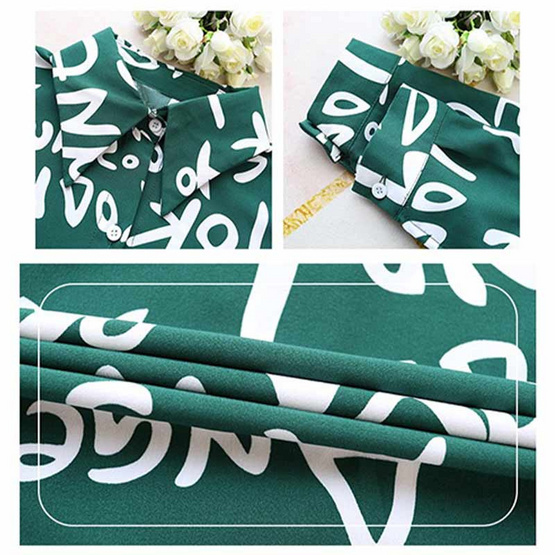 Forever25 เสื้อเชิ้ตพิมพ์ลายตัวอักษร