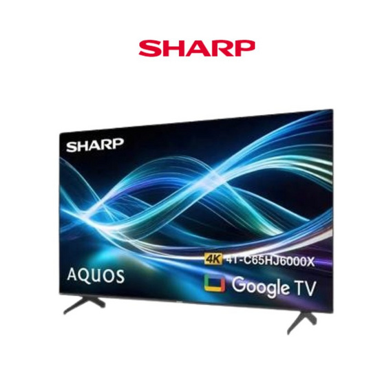SHARP ทีวีแอลอีดี 65 นิ้ว (4K, LED, GOOGLE TV) 4T-C65HJ6000X