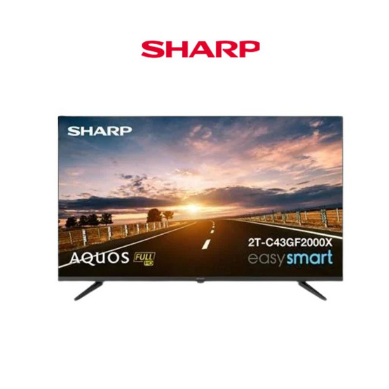 SHARP ทีวีแอลอีดี 43 นิ้ว (FULL HD, LED, SMART TV) 2T-C43GF2000X