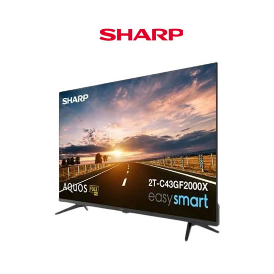 SHARP ทีวีแอลอีดี 43 นิ้ว (FULL HD, LED, SMART TV) 2T-C43GF2000X