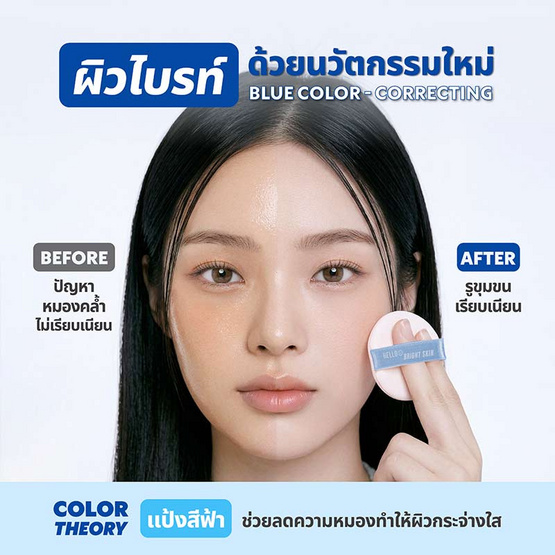 Merrezca แป้งไพรเมอร์ Face Touch Setting Powder SPF35 PA++ 4.4 กรัม