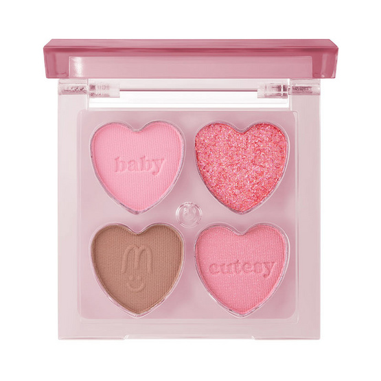 Odbo พาเลทอายแชโดว์ Baby Cutesy Palette 1.8 กรัม แพ็ก 3 ชิ้น
