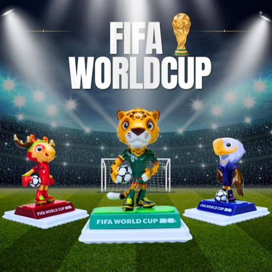 2026 World Cup Series ฟิกเกอร์มาสคอต ฟุตบอลโลก 2026 รุ่น Base Edition 9ซม.