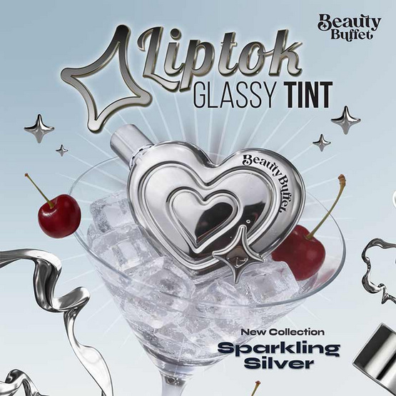 Beauty Buffet ลิปทินท์ Liptok Glassy Tint 4 มล.