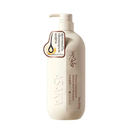 ASAKA แชมพู Prunus Lannesiana Amino Acid Shampoo 500 กรัม