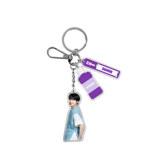 ลิสเตอรีน คูลมินต์ 500 มล. แพ็กคู่ (1 Box) แถมฟรี พวงกุญแจ Enhyphen 7 แบบ
