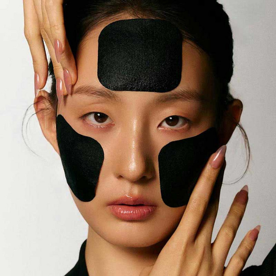Her Hyness โทนเนอร์แพด Instant Pore Refine Black Pad 9แผ่น (แพ็ก6)