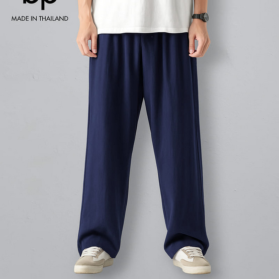 bp กางเกงผู้ชาย ผ้าไหมอิตาลี เอวยืด Free size