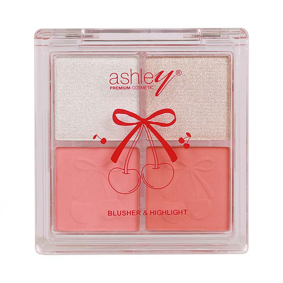 Ashley บลัชออนและไฮไลท์ Cherry Glow Palette 8 กรัม