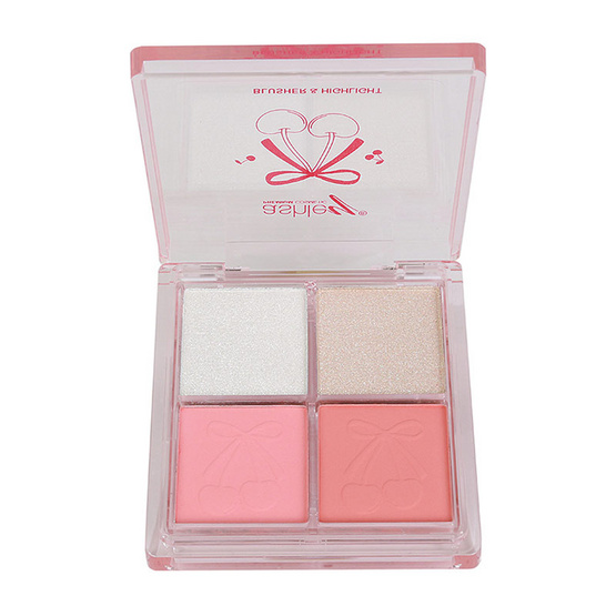 Ashley บลัชออนและไฮไลท์ Cherry Glow Palette 8 กรัม
