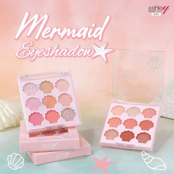 Ashley พาเลทอายแชโดว์ Mermaid Eyeshadow 5.5 กรัม