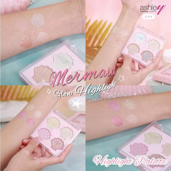 Ashley ไฮไลท์ Mermaid Glow Highlight 4.5 กรัม
