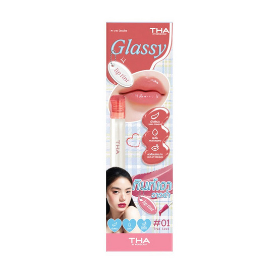 Tha By Nongchat ลิปทินท์ Glassy Lip Tint 3.9 กรัม