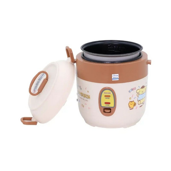 Kashiwa หม้อหุงข้าวอุ่นทิพย์ ลาย Pompompurin ความจุ 0.6 ลิตร รุ่น RC-067