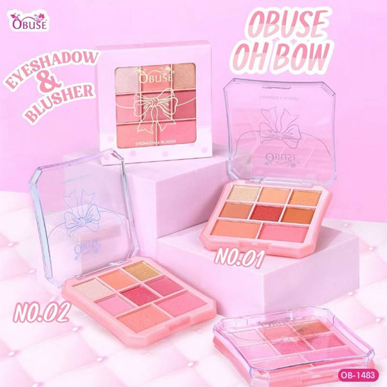 Obuse พาเลทตาและแก้ม Oh Bow 9 กรัม