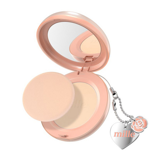 Mille แป้งผสมรองพื้น Soft Blur Collagen Pact SPF 25 PA++ 11 กรัม