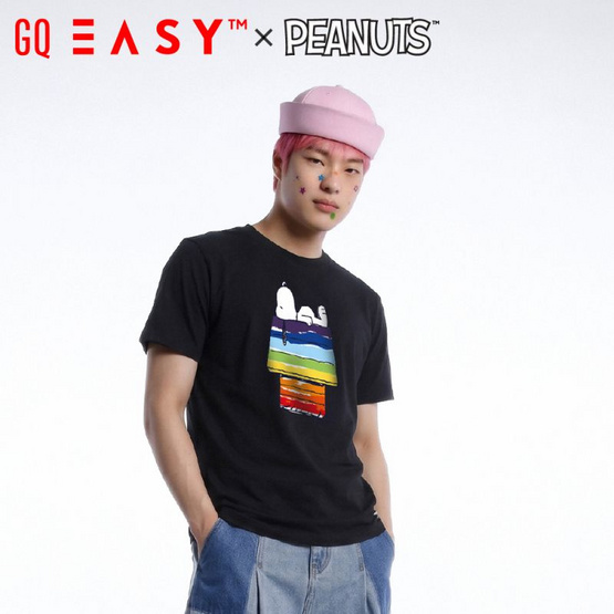 GQ EASY จีคิว อีซี่ เสื้อสนูปปี้ ไพรด์ สีดำ