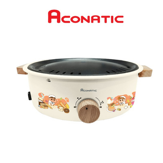 Aconatic เตาย่างไฟฟ้า ลายชินจัง รุ่น AN-PSG1545