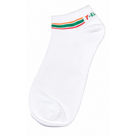 ถุงเท้าเยื่อไผ่ข้อเว้าตาตุ่ม ลาย 7-Eleven ขนาด 23-25 CM. สีขาว แพ็ก 2 ชิ้น