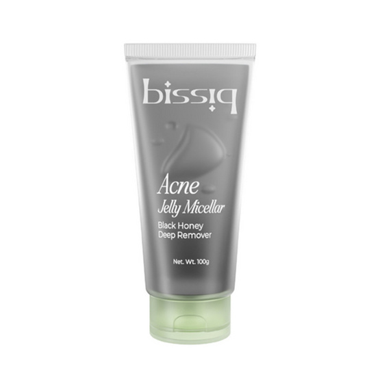 BISSIQ คลีนซิ่งเจลลี่ Acne Jelly Micellar Black Honey Deep Remover 100กรัม