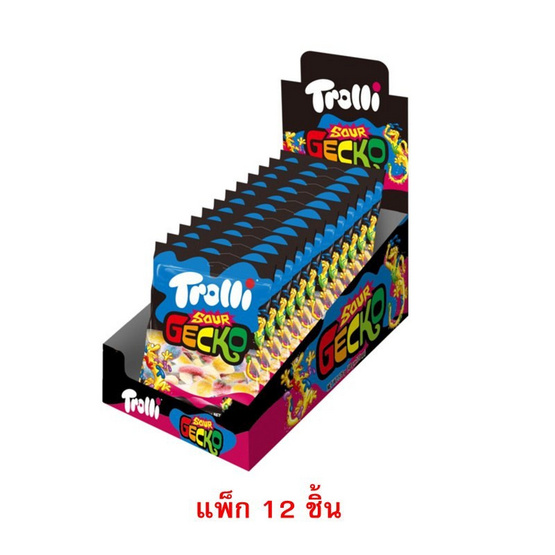 ทรอลลี่ เยลลี่ซาวร์เก็กโคกลิ่นผลไม้เปรี้ยว 48 กรัม (แพ็ก 12 ชิ้น)