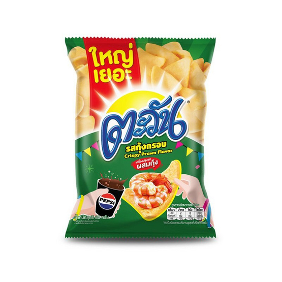 ตะวัน รสกุ้งกรอบ 30 กรัม (ยกลัง 24 ชิ้น)