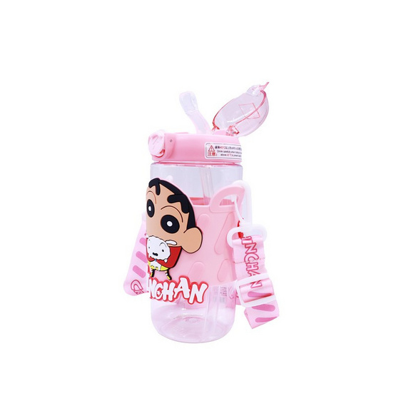 X&W กระบอกน้ำพลาสติกไตรตัน Caryon Shinchan 650ml.