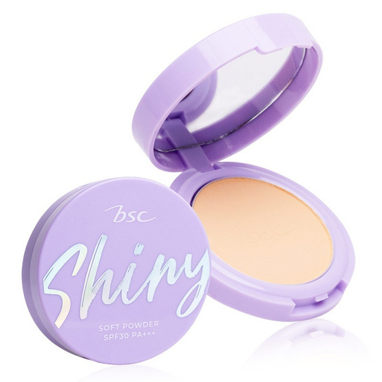 Bsc แป้งพัพ Shiny Soft Powder SPF30 PA+++ 5.5 กรัม