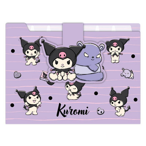CODE:D แฟ้ม 8 ช่อง Sanrio - Kuromi