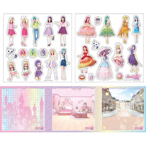Wanna สติกเกอร์แม่เหล็ก Secret Jouju คละแบบ (แพ็ก 2 ชิ้น)
