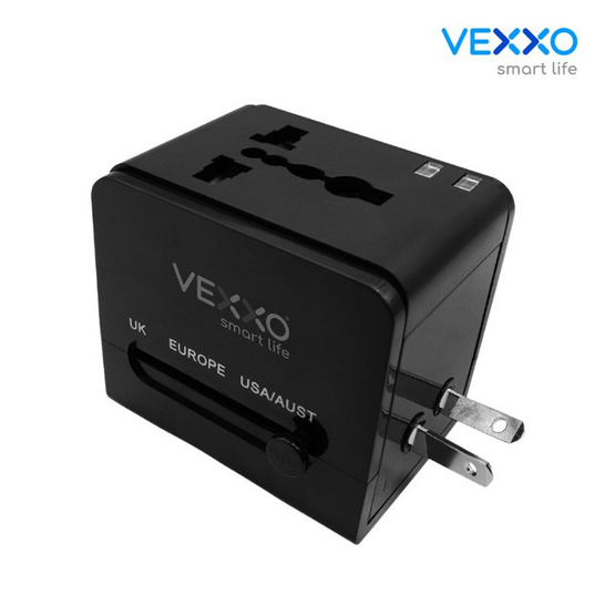 VEXXO Travel Adapter ปลั๊กแปลง 4in1 รุ่น  VAP-30W