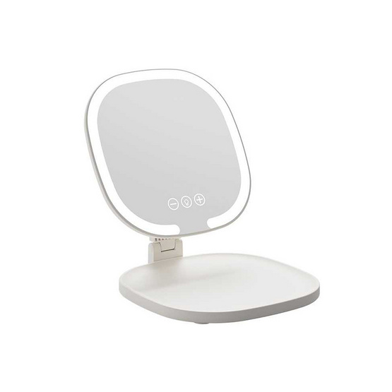 DREAMER กระจกแต่งหน้า LED พับได้ รุ่น J02 Cream
