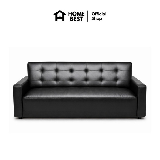 Home Best โซฟาหนัง PVC 3 ที่นั่ง รุ่น Grand