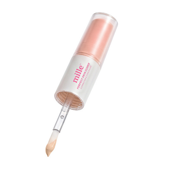 Mille คอนซีลเลอร์และคอเรคเตอร์ Duo Perfect Skin Cover Corrector & Concealer 5กรัม+5กรัม