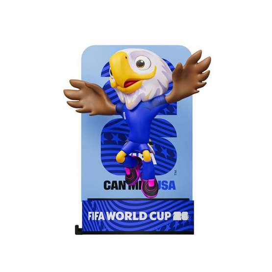 2026 World Cup Series ฟิกเกอร์มาสคอตพร้อมฐาน รุ่น Base Edition อเมริกา ขนาด 6 ซม.