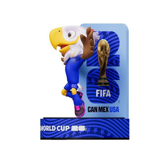 2026 World Cup Series ฟิกเกอร์มาสคอตพร้อมฐาน รุ่น Base Edition อเมริกา ขนาด 6 ซม.